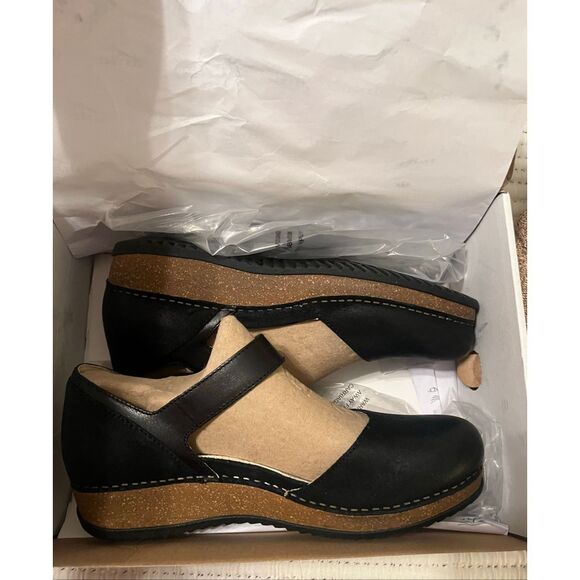 Dansko Mae Ankle Strap Platform Clog size 39 NEW NIB - Picture 6 of 7